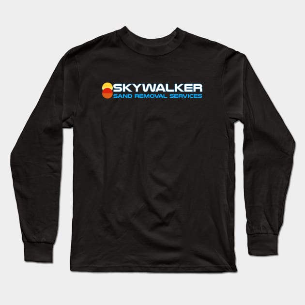 Skywalker Sand Removal Services Long Sleeve T-Shirt by Sterling_Arts_Design